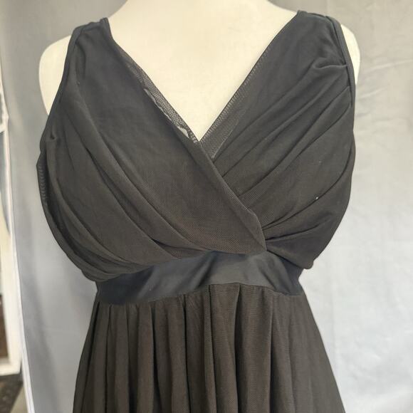 Womens Y2K Sheer Babydoll Tank Top Size L Whimsigoth Dark Fairy Grunge Witchy - Picture 16 of 16